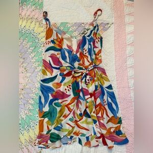 Show Me Your MuMu Colorful Floral Mini Dress